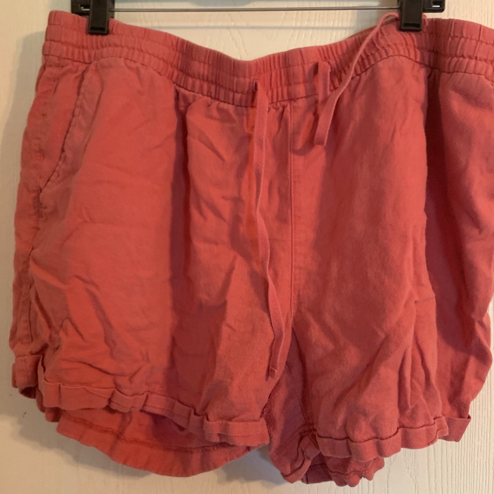 Old Navy Linen Shorts Peach XL